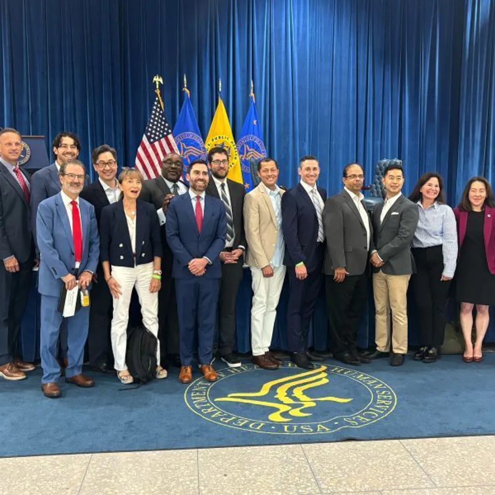 Alt Text: CTA Health Division members met with U.S. Department of Health and Human Services (HHS) and Centers for Medicare & Medicaid Services leadership