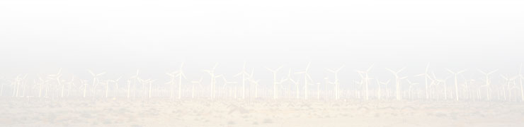 Wind turbines in a wind farm